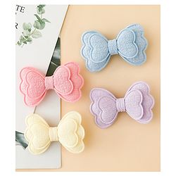 Babyhug Free Size Bow & Butterfly Clips Pack Of 4 - Multicolor