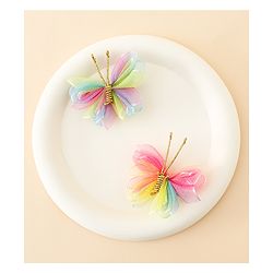 Babyhug Free Size Bow & Butterfly Clips Pack Of 2 - Pink