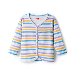 Babyhug Interlock Knit Jhablas With Vehicle Print Pack Of 3 - Purple Light Blue & White