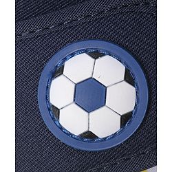 Cute Walk by Babyhug Velcro Closure Sandals With Football Applique - Navy Blue