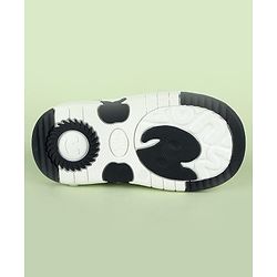 Cute Walk by Babyhug Sandals With Face Applique & Velcro Closure - Grey