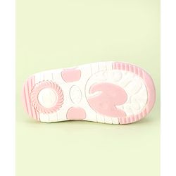 Cute Walk by Babyhug Velcro Closure Sandals with Butterfly Applique - Pink