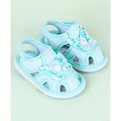 Cute Walk by Babyhug Sandals With Butterfly Applique & Velcro Closure - Purple