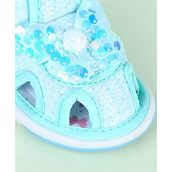 Cute Walk by Babyhug Sandals With Butterfly Applique & Velcro Closure - Purple