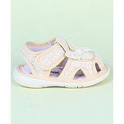 Cute Walk by Babyhug Sandals With Butterfly Applique & Velcro Closure - Purple