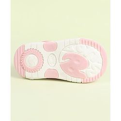 Cute Walk by Babyhug Velcro Closure Sandals with Bow Applique - Aqua Blue