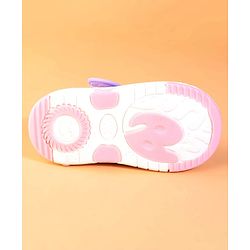 Cute Walk by Babyhug Velcro Closure Casual Shoes With Unicorn Print - Purple