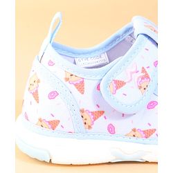 Cute Walk by Babyhug Velcro Closure Casual Shoes With Unicorn Print - Purple