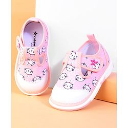Cute Walk by Babyhug Velcro Closure Casual Shoes With Unicorn Print - Purple