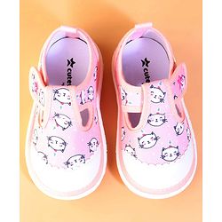 Cute Walk by Babyhug Velcro Closure Casual Shoes With Unicorn Print - Purple