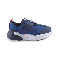 Cute Walk by Babyhug Sneaker Shoes With Velcro Closure & Astronaut Applique - Blue