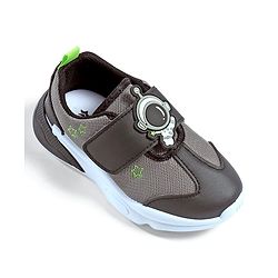 Cute Walk by Babyhug Sneaker Shoes With Velcro Closure & Astronaut Applique - Blue