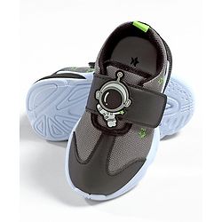 Cute Walk by Babyhug Sneaker Shoes With Velcro Closure & Astronaut Applique - Blue