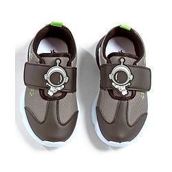 Cute Walk by Babyhug Sneaker Shoes With Velcro Closure & Astronaut Applique - Blue