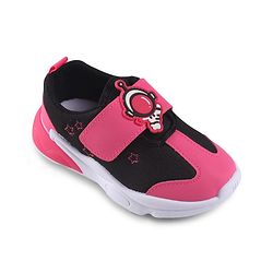 Cute Walk by Babyhug Sneaker Shoes With Velcro Closure & Astronaut Applique - Blue