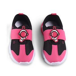 Cute Walk by Babyhug Sneaker Shoes With Velcro Closure & Astronaut Applique - Blue