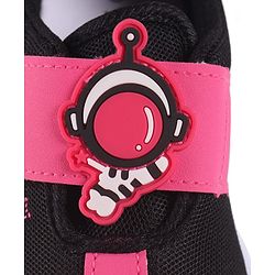 Cute Walk by Babyhug Sneaker Shoes With Velcro Closure & Astronaut Applique - Blue