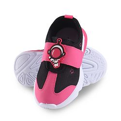 Cute Walk by Babyhug Sneaker Shoes With Velcro Closure & Astronaut Applique - Blue