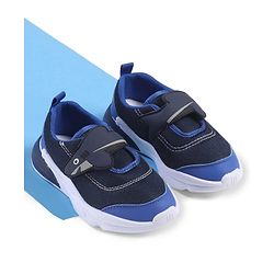 Cute Walk by Babyhug Velcro Closure Sneaker with Fish Applique - Blue