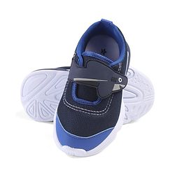 Cute Walk by Babyhug Velcro Closure Sneaker with Fish Applique - Blue