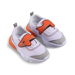 Cute Walk by Babyhug Velcro Closure Sneaker with Fish Applique - Blue