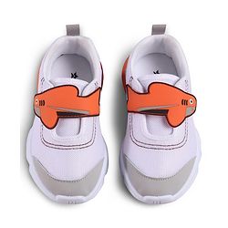 Cute Walk by Babyhug Velcro Closure Sneaker with Fish Applique - Blue