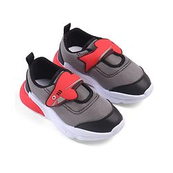 Cute Walk by Babyhug Velcro Closure Sneaker with Fish Applique - Blue