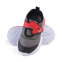 Cute Walk by Babyhug Velcro Closure Sneaker with Fish Applique - Blue