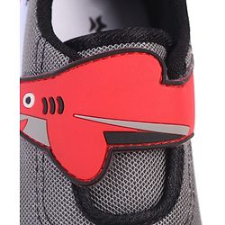 Cute Walk by Babyhug Velcro Closure Sneaker with Fish Applique - Blue