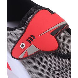 Cute Walk by Babyhug Velcro Closure Sneaker with Fish Applique - Blue
