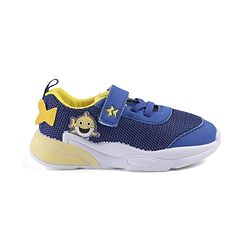 Cute Walk by Babyhug Velcro Closure Sneaker with Animal Applique - Blue
