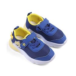 Cute Walk by Babyhug Velcro Closure Sneaker with Animal Applique - Blue