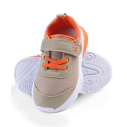 Cute Walk by Babyhug Velcro Closure Sneaker with Animal Applique - Blue