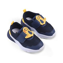 Cute Walk by Babyhug Velcro Closure Sneaker with Dino Applique - Red
