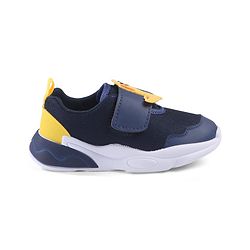 Cute Walk by Babyhug Velcro Closure Sneaker with Dino Applique - Red