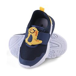 Cute Walk by Babyhug Velcro Closure Sneaker with Dino Applique - Red