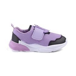 Cute Walk by Babyhug Velcro Closure Sneaker with Dino Applique - Red