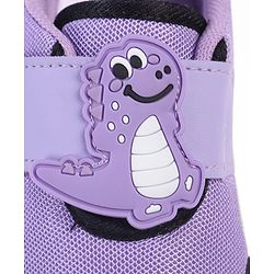 Cute Walk by Babyhug Velcro Closure Sneaker with Dino Applique - Red