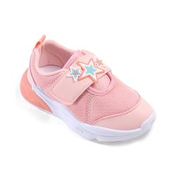 Cute Walk by Babyhug Velcro Closure Sneakers with Star Applique - Purple