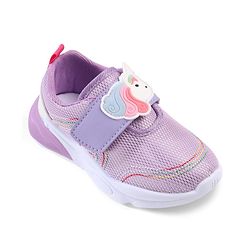 Cute Walk by Babyhug Velcro Closure Sneakers with Unicorn Applique - Mint