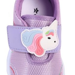 Cute Walk by Babyhug Velcro Closure Sneakers with Unicorn Applique - Mint