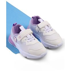 Cute Walk by Babyhug Velcro Closure Sneakers with Animal Applique - Pink