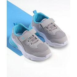 Cute Walk by Babyhug Sneaker Shoes With Velcro Closure - Grey