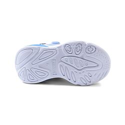 Cute Walk by Babyhug Velcro Closure Sneakers with Dino Applique - Blue