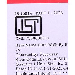 Cute Walk by Babyhug Velcro Closure Sneakers with Dino Applique - Blue