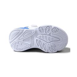 Cute Walk by Babyhug Velcro Closure Sneakers with Dino Applique - Blue