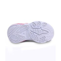 Cute Walk by Babyhug Velcro Closure Sneaker with Unicorn Applique - Pink