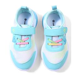 Cute Walk by Babyhug Velcro Closure Sneaker with Heart Applique - Sea Green