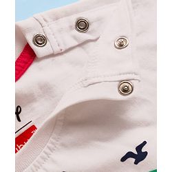 Babyhug Disney Single Jersey Knit Half Sleeves T-Shirt & Skirt Set with Minnie & Friends Graphic - Navy Blue & White