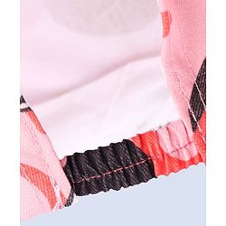 Babyhug Disney Cotton Woven Summer Cap with Minnie Mouse Graphic Pink - Diameter 16 cm